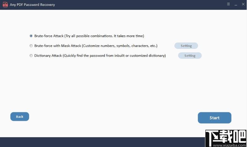 Any PDF Password Recovery下载,解密软件,PDF解密
