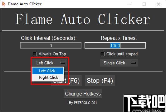 Flame Auto Clicker下载,鼠标点击,自动点击