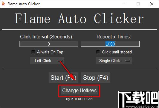 Flame Auto Clicker下载,鼠标点击,自动点击